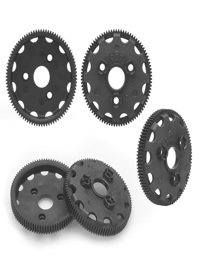 daitoku 48P 90T Spur Gear Transmission Gears RC Upgrade Parts 5Pcs for 1/10 Slash 2WD Rustler Stampede Bandit VXL XL-5 - Image 1